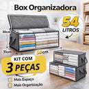 Box Organizadora – Bolsa Organização Inteligente para Seu Guarda-Roupa
