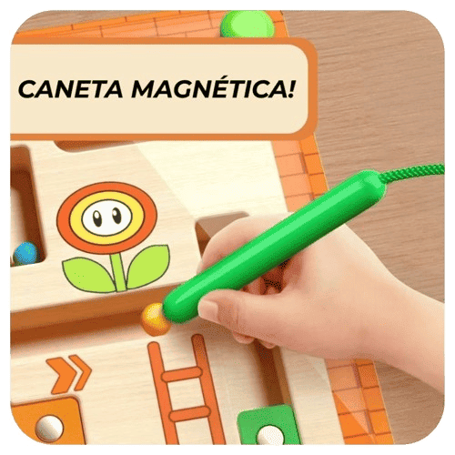 Labirinto Magnético - Divertido e com Foco no Desenvolvimento Cognitivo