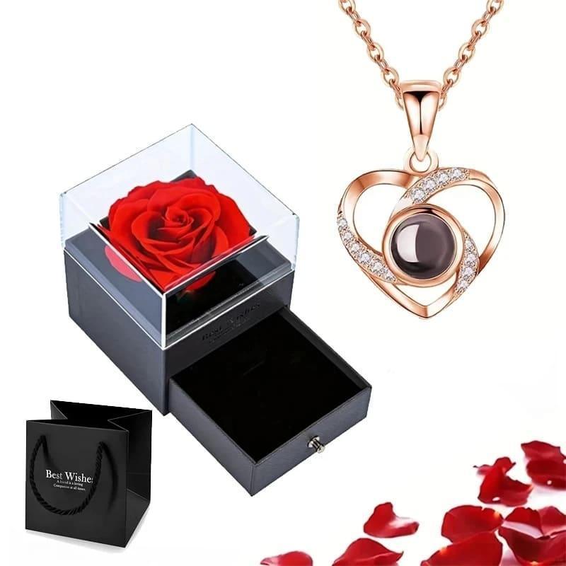 LoveRose - Caixa Mágica com Colar - MegaMartOnline