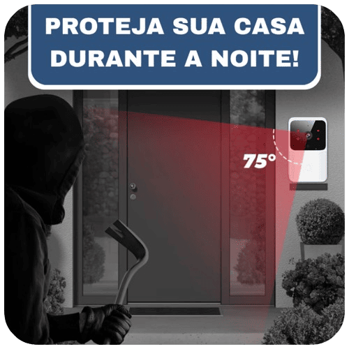 Home Guard – Câmera de Segurança + Campainha Inteligente Wi-Fi