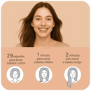 Lushy Hair- Secador Portátil Para Viagens