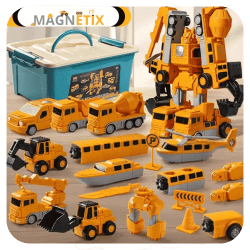 Veículos de Deformação Magnética Infantil - Magnetix