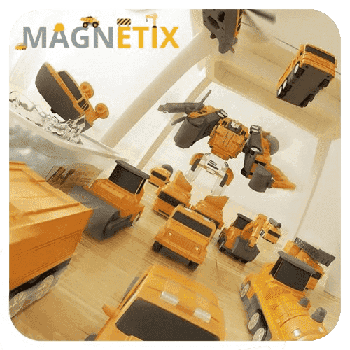 Veículos de Deformação Magnética Infantil - Magnetix