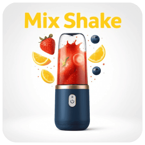 Mix Shake - Mini Liquidificador Com Copo