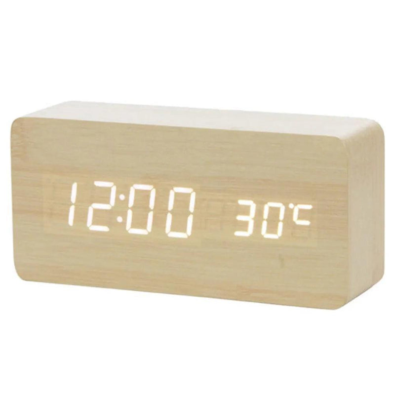 Relógio De Madeira Moderno - WoodenTime - MegaMartOnline