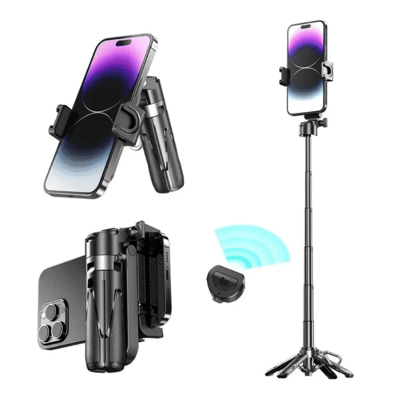Smart Grip - Tripé 3 em 1 Multifuncional Para Celulares