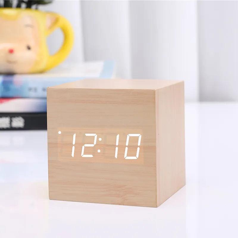 Relógio De Madeira Moderno - WoodenTime - MegaMartOnline