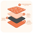 Kit Tapetes Seca Plus - Antiderrapante com Design Moderno e Acolchoado