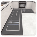 Kit Tapetes Seca Plus - Antiderrapante com Design Moderno e Acolchoado