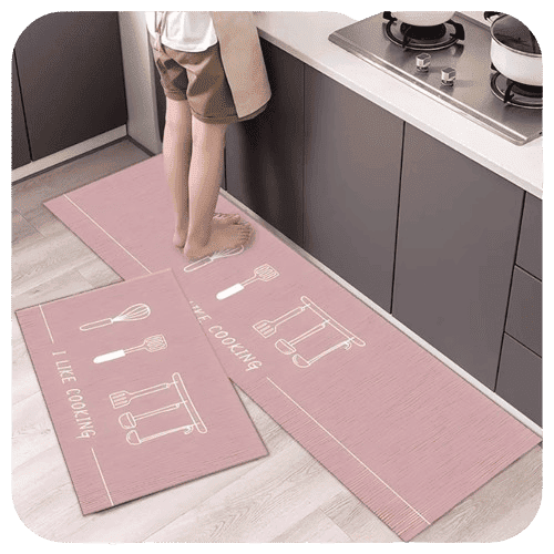 Kit Tapetes Seca Plus - Antiderrapante com Design Moderno e Acolchoado