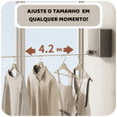 Varal Flex - Varal Retrátil e Compacto