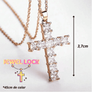 Jewel Lock - Kit Colar De Cruz + Fecho magnético